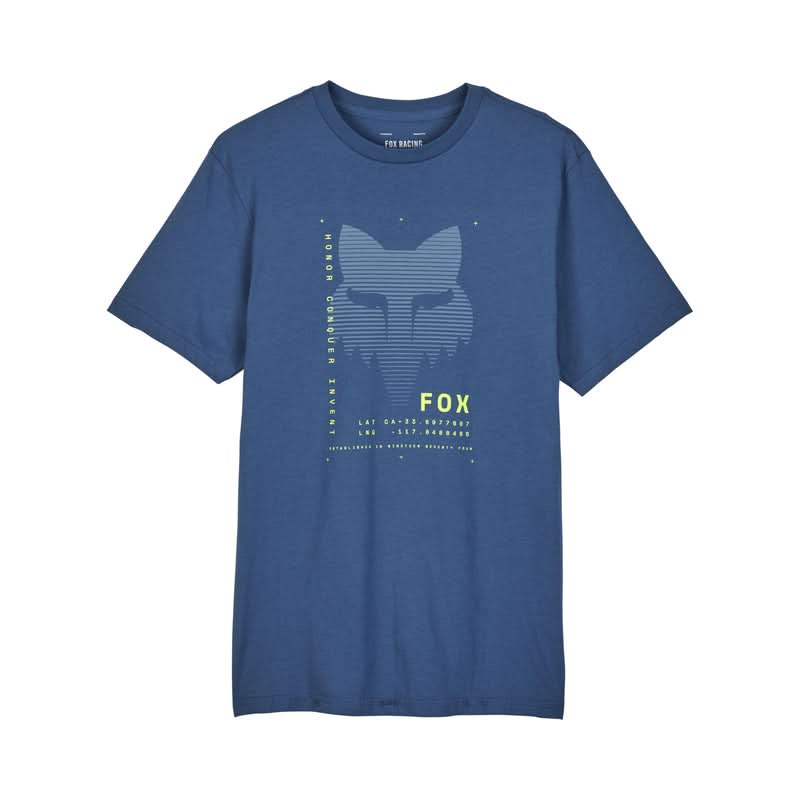 Fox Dispute Prem Ss Tee Indigo T-Shirt