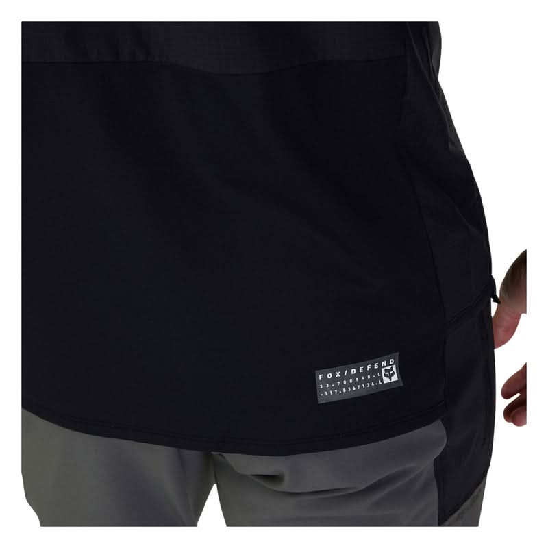 Fox Defend Thermal Black Long Sleeve Cycling Jersey | RideHub