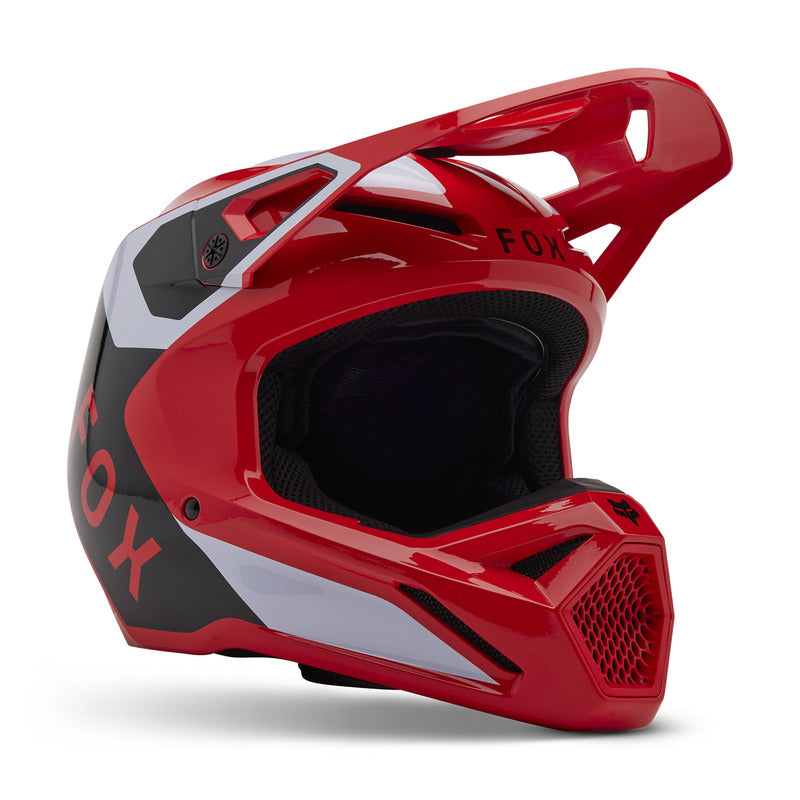 Fox V1 Lean Fluo Red Helmet