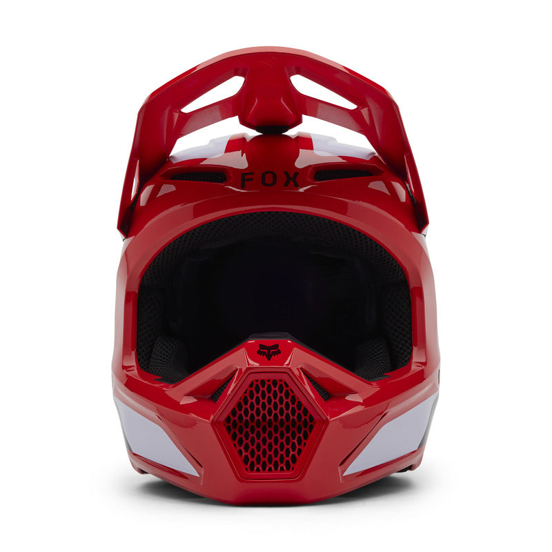 Fox V1 Lean Fluo Red Helmet