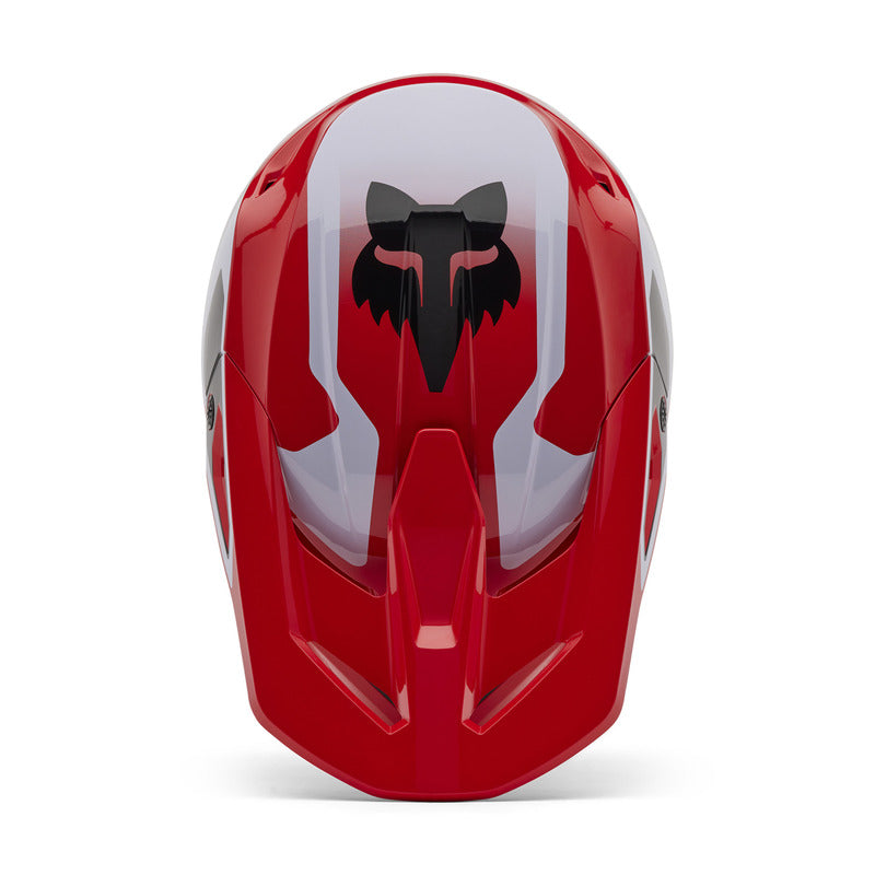Fox V1 Lean Fluo Red Helmet