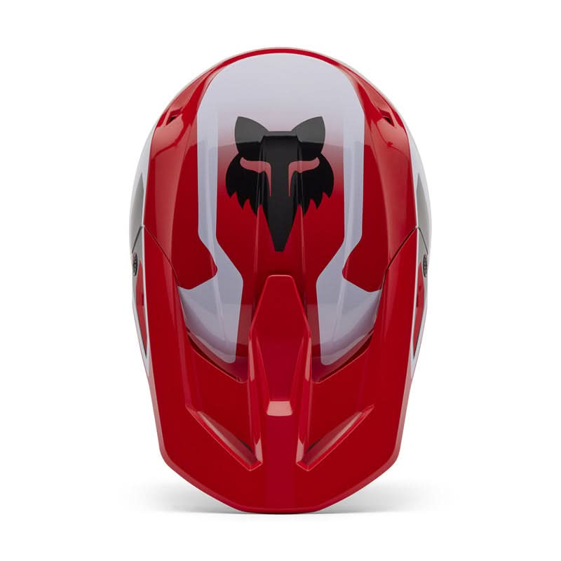 Fox V1 Lean Fluo Red Helmet
