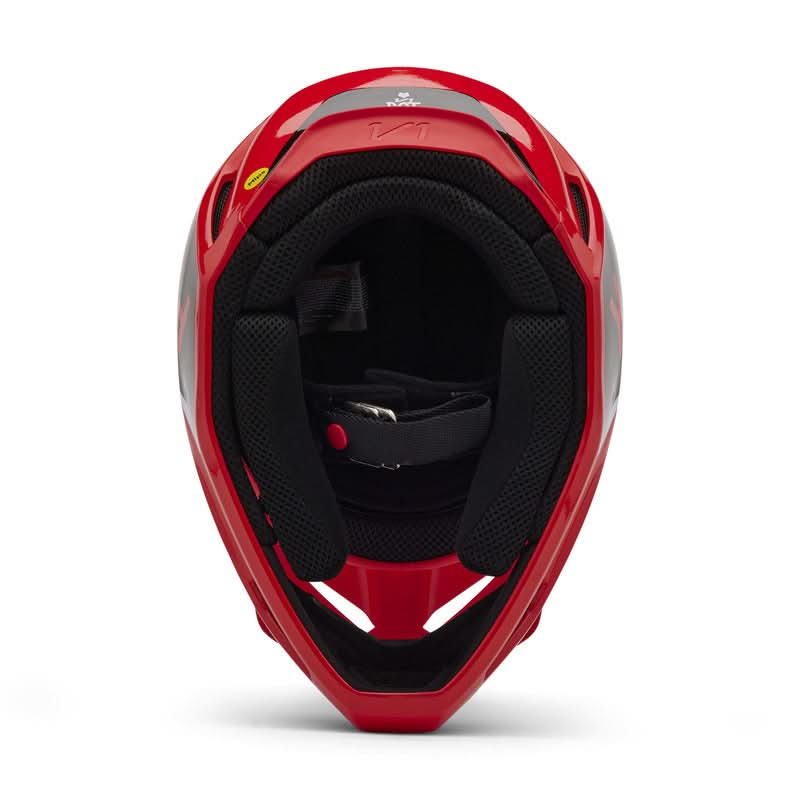 Fox V1 Lean Fluo Red Helmet
