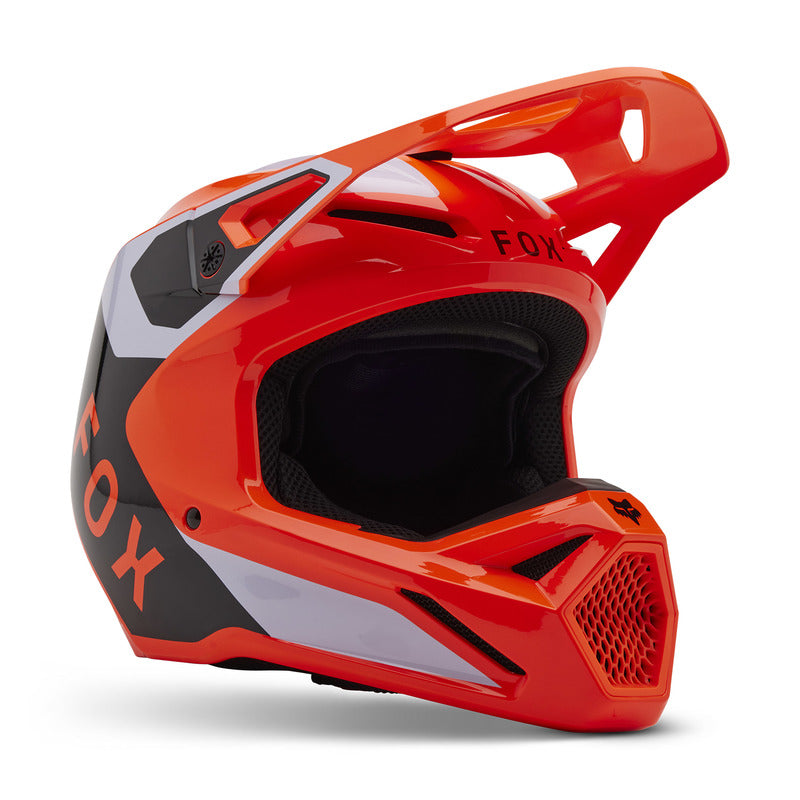 Fox V1 Lean Fluo Orange Helmet