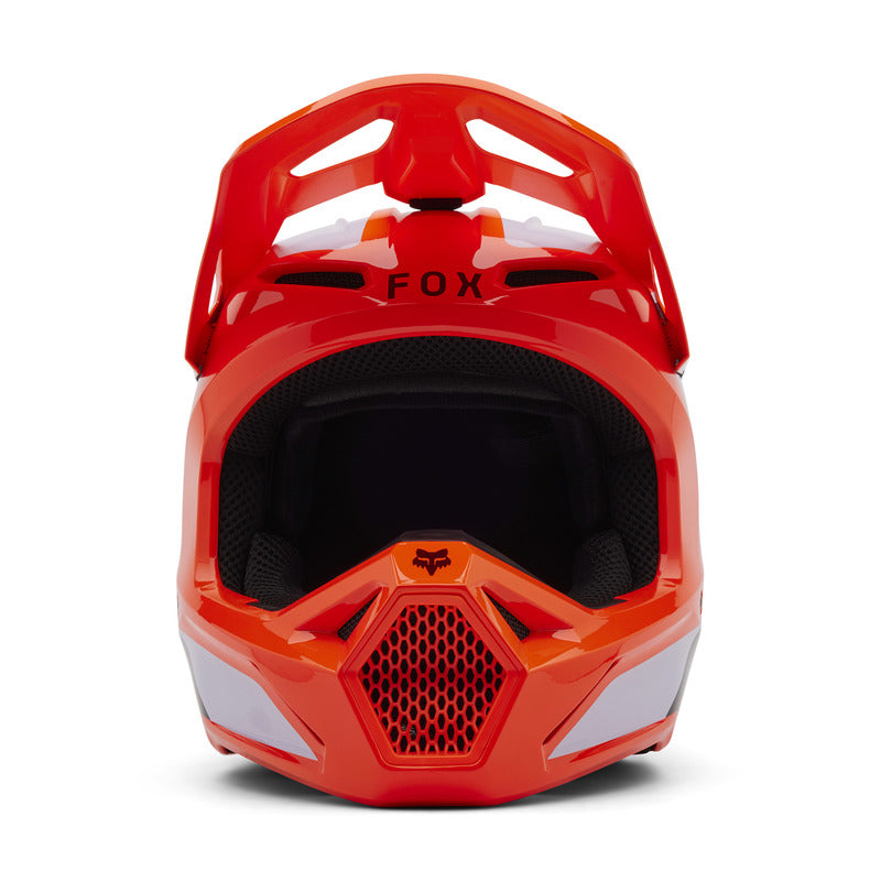 Fox V1 Lean Fluo Orange Helmet