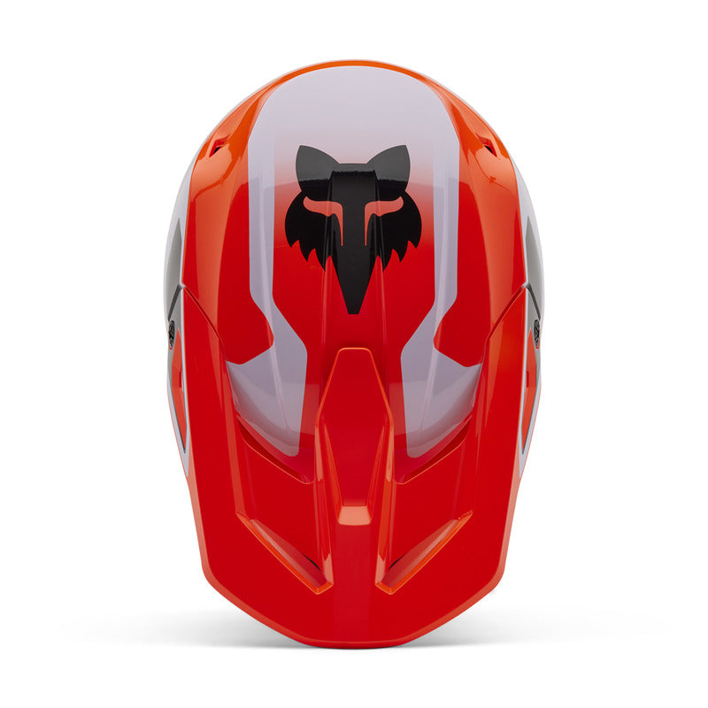 Fox V1 Lean Fluo Orange Helmet