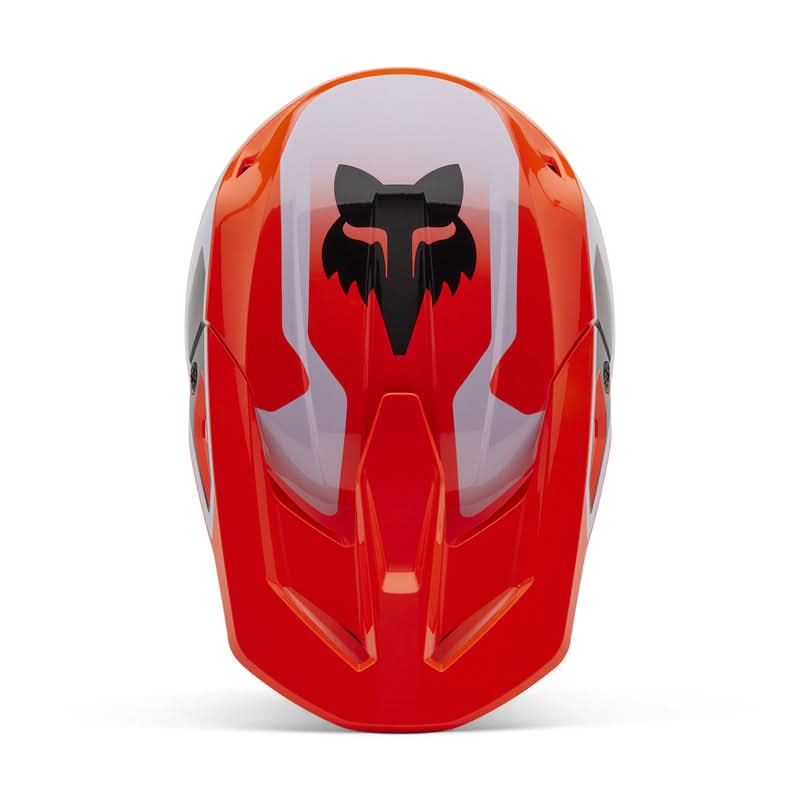 Fox V1 Lean Fluo Orange Helmet