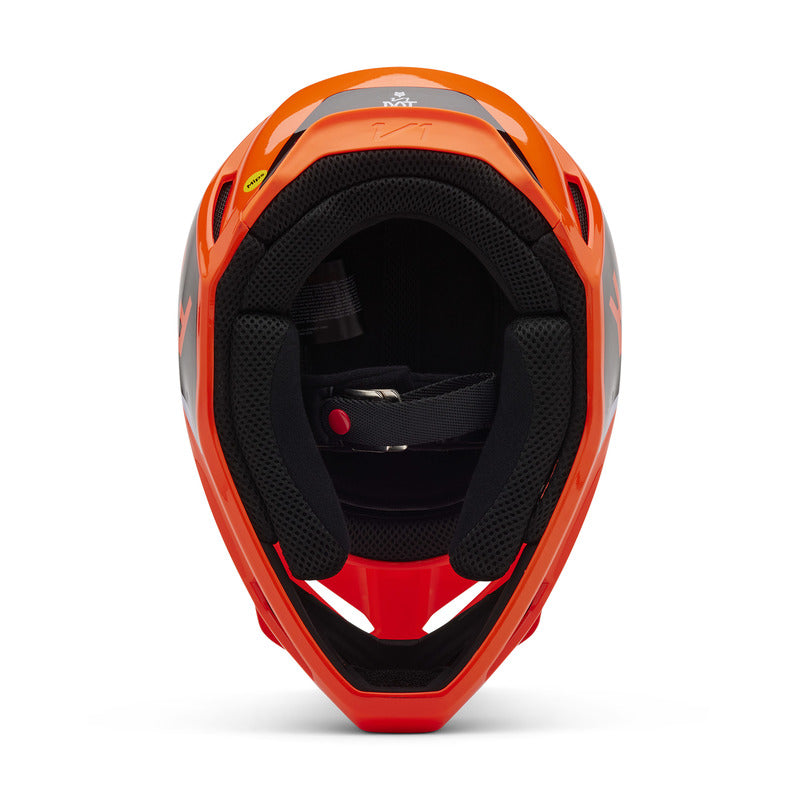 Fox V1 Lean Fluo Orange Helmet