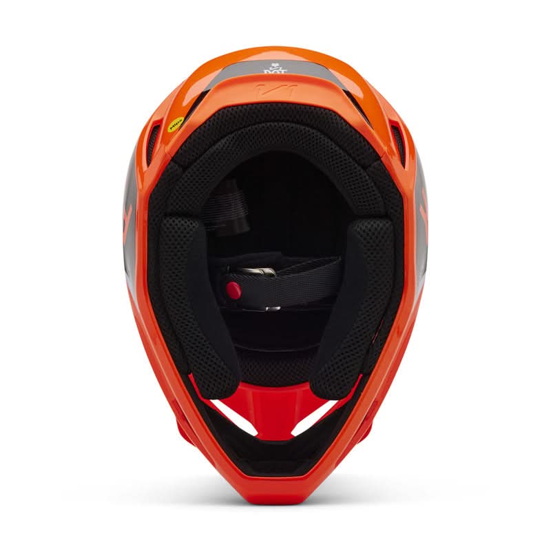 Fox V1 Lean Fluo Orange Helmet