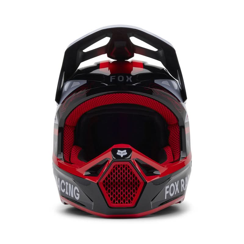 Fox V1 Race Spec Fluo Red helmet
