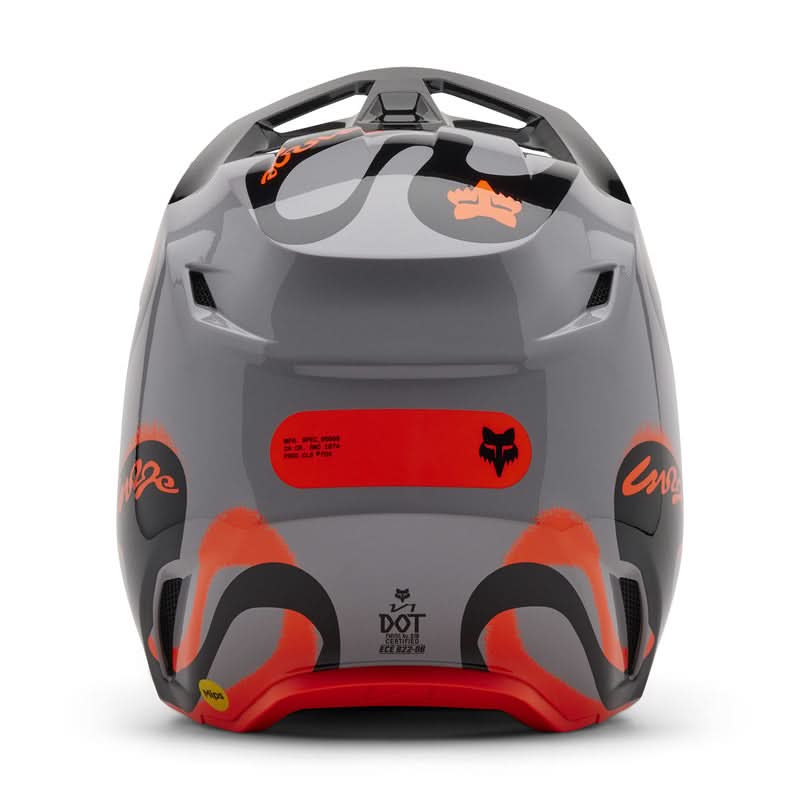 Fox V1 Emotion Steel Gray helmet