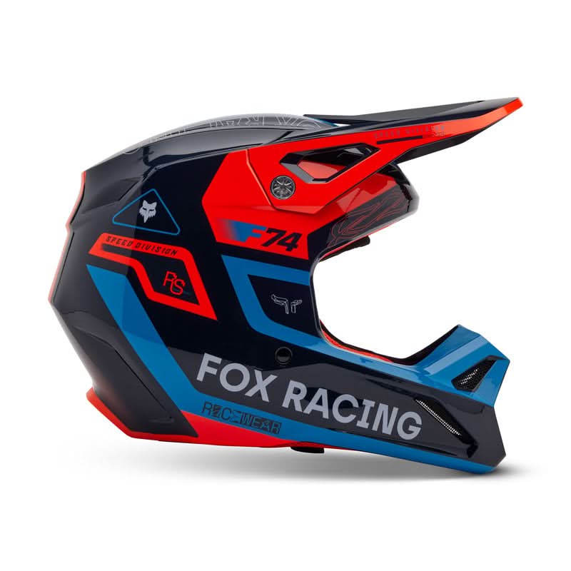 Fox Junior V1 Race Spec Midnight helmet