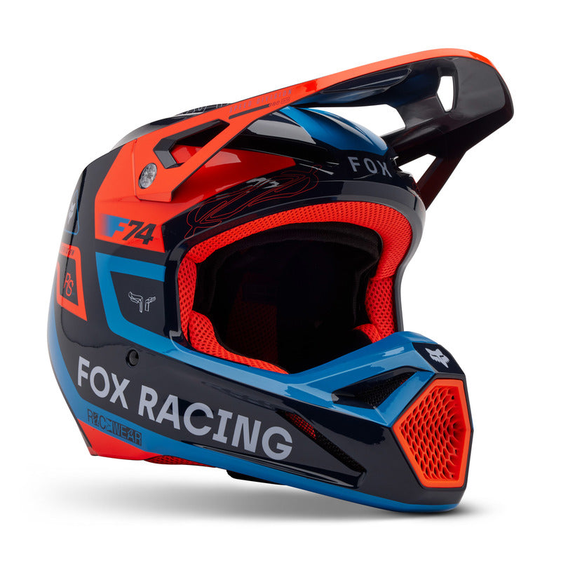 Fox Junior V1 Race Spec Midnight helmet
