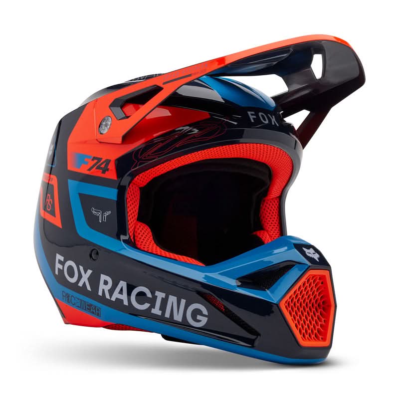 Fox Junior V1 Race Spec Midnight helmet
