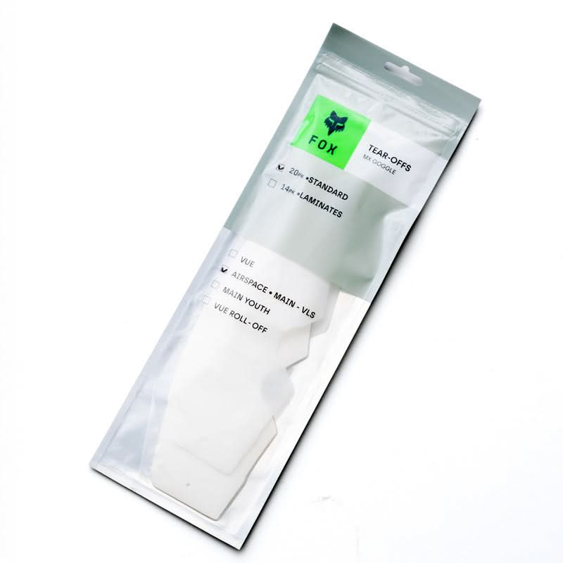 Fox Mx24 Arspc/Main Std Tear Off 20Pk Clear