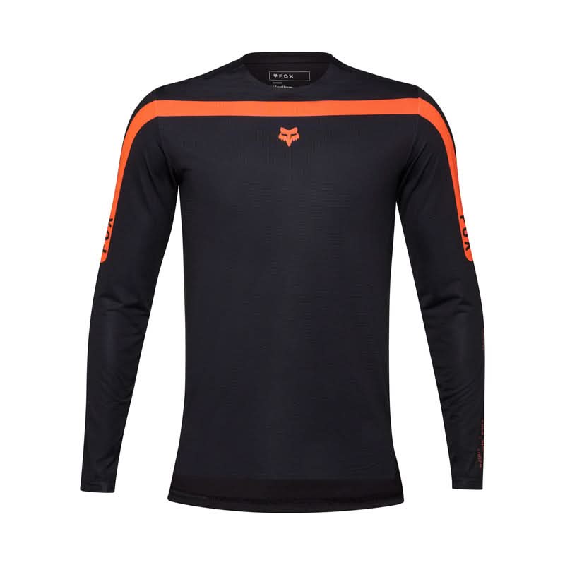 Fox Flexair Aviation Dark Sage Long Sleeve Cycling Jersey | RideHu