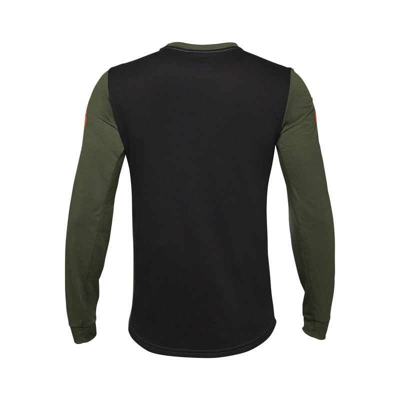 Fox Ranger Drirelease Aviation Dark Sage Long Sleeve Cycling Jersey | RideHub