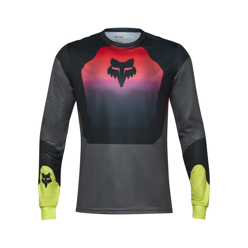 Fox Ranger Revise Long Sleeve Cycling Jersey Black/Pink | RideHub