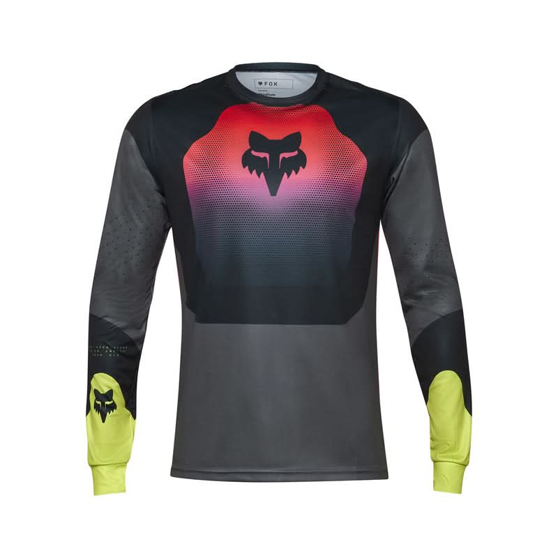 Fox Ranger Revise Long Sleeve Cycling Jersey Black/Pink | RideHub