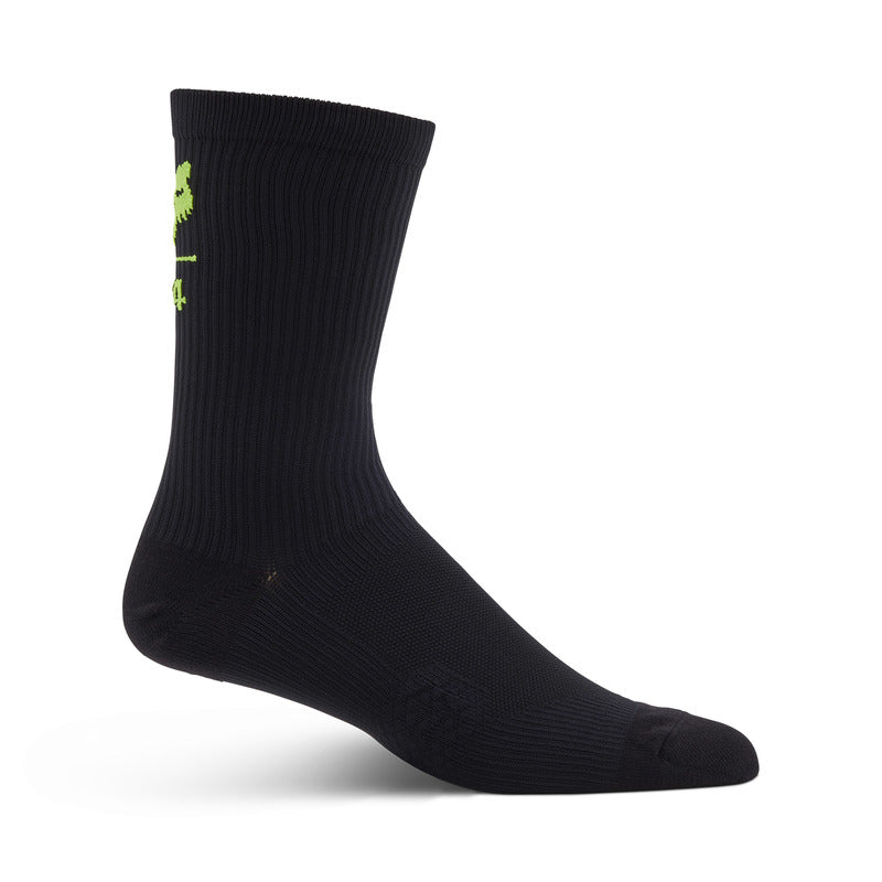 Fox 8 Ranger Fox 74 Socks Black/Yellow | RideHub