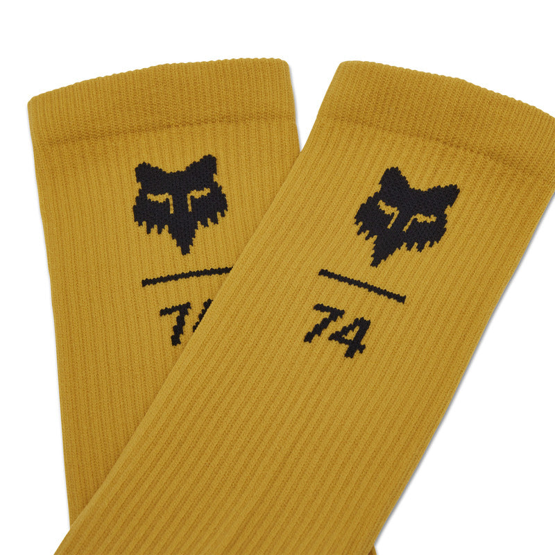 Fox 8 Ranger Fox 74 Mustard socks | RideHub