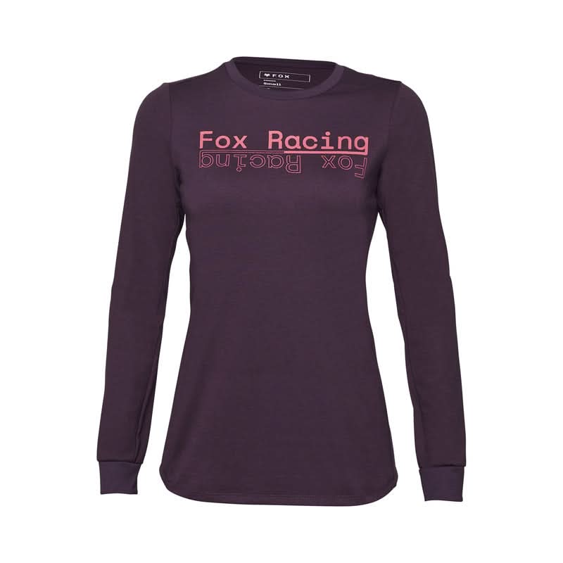 Fox Lady Ranger Dr Md Long Sleeve Cycling Jersey Dark Purple | RideHub
