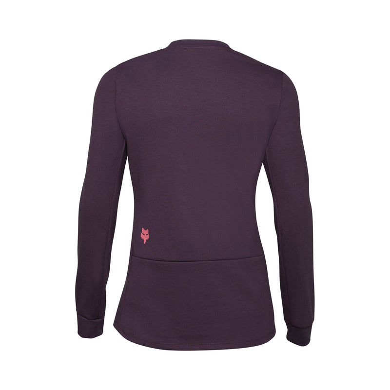 Fox Lady Ranger Dr Md Long Sleeve Cycling Jersey Dark Purple | RideHub