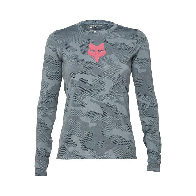Fox Lady Ranger Tru Dri Cloud Grey Long Sleeve Cycling Jersey | RideHub