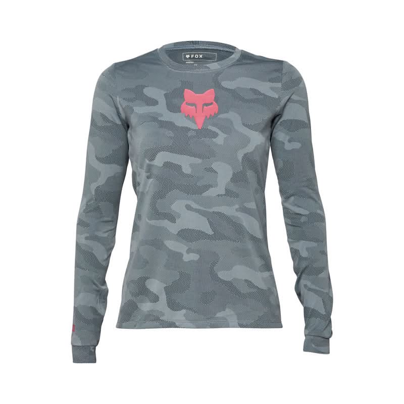 Fox Lady Ranger Tru Dri Cloud Grey Long Sleeve Cycling Jersey | RideHub
