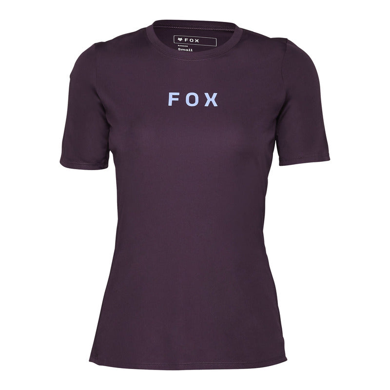 Fox Lady Ranger Wordmark Dark Purple Cycling Jersey | RideHub