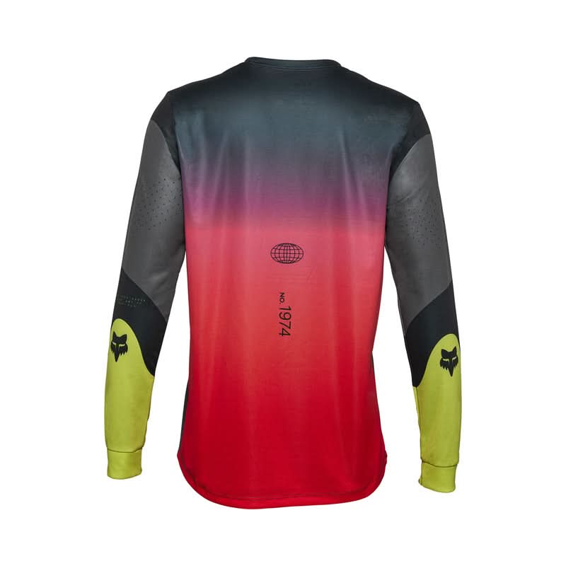 Fox Junior Ranger Revise Long Sleeve Cycling Jersey Black/Pink | RideHub