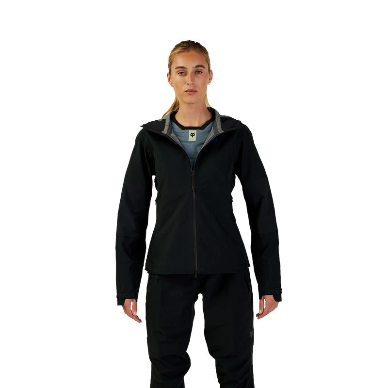 Fox Lady Defend 3L Black Rain Jacket