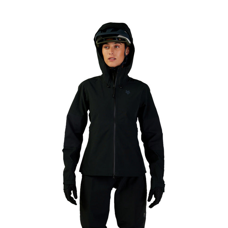 Fox Lady Defend 3L Black Rain Jacket
