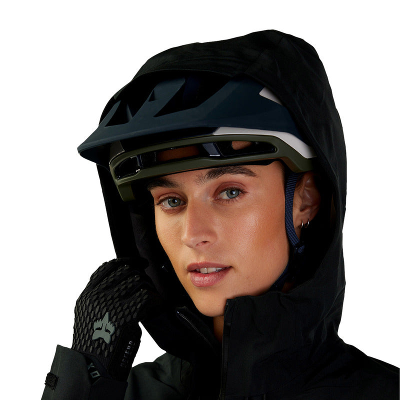 Fox Lady Defend 3L Black Rain Jacket