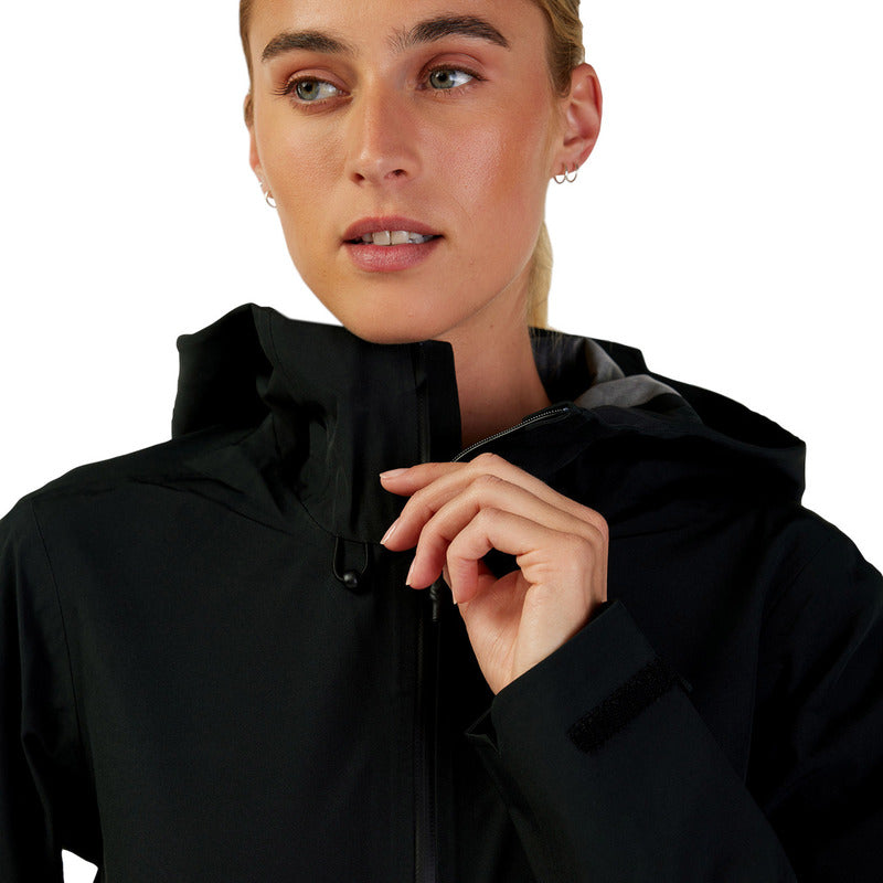 Fox Lady Defend 3L Black Rain Jacket