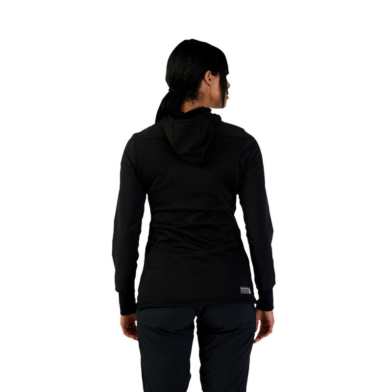 Fox Lady Defend Thermal Black Cycling Hoodie
