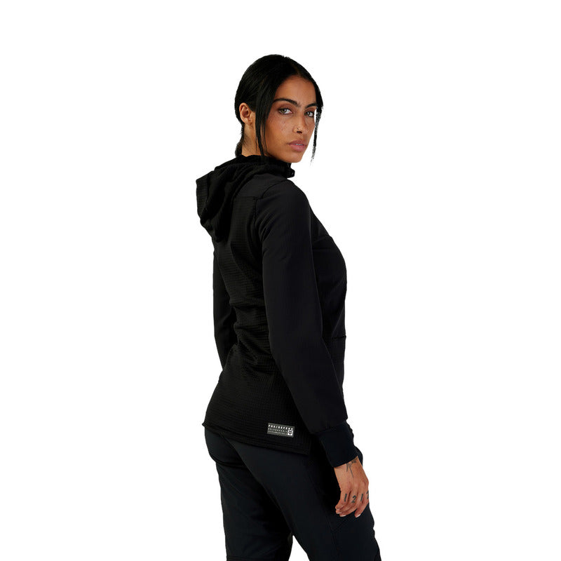 Fox Lady Defend Thermal Black Cycling Hoodie