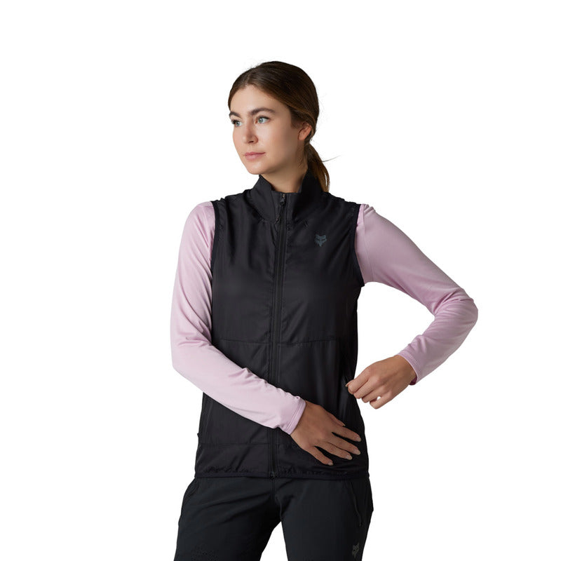 Fox Lady Ranger Wind Black Rain Vest
