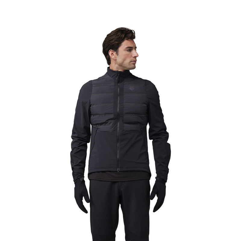Fox Flexair Fire Hybrid Lunar Black Jacket