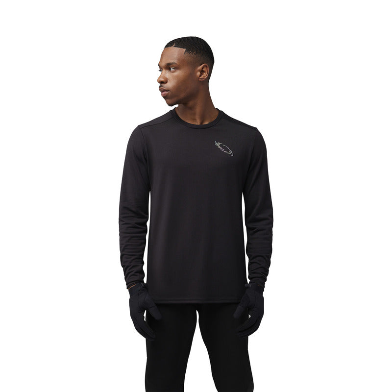 Fox Ranger Dr Md Lunar Black Long Sleeve Cycling Jersey | RideHub