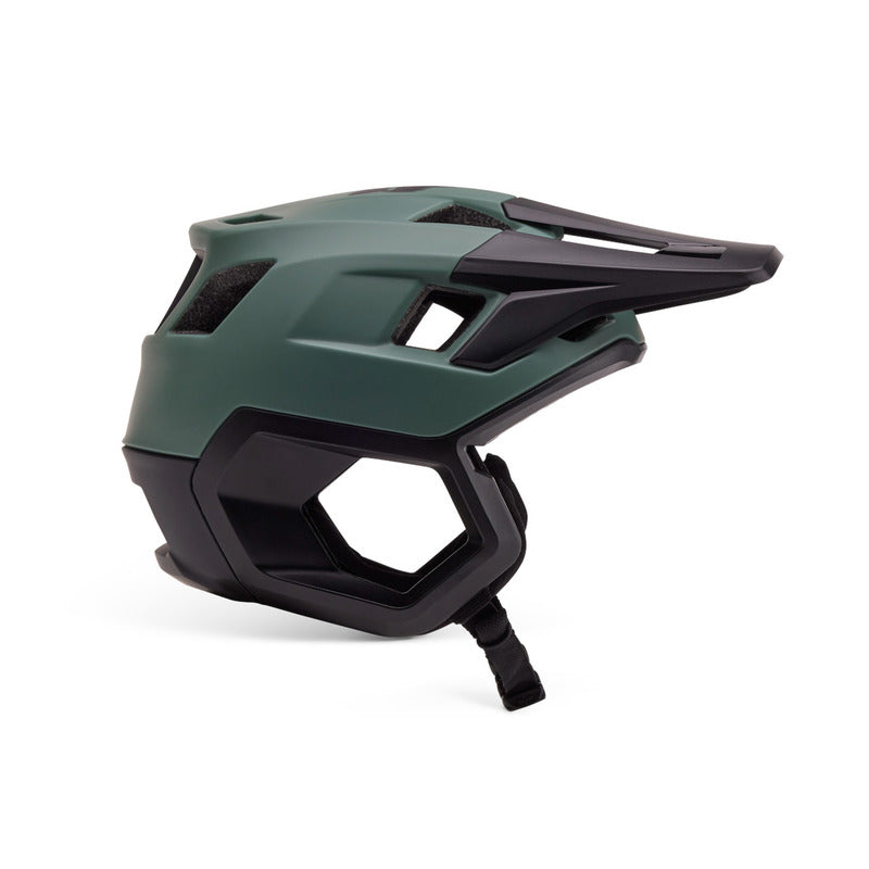 Fox Dropframe Hunter Green Bike Helmet