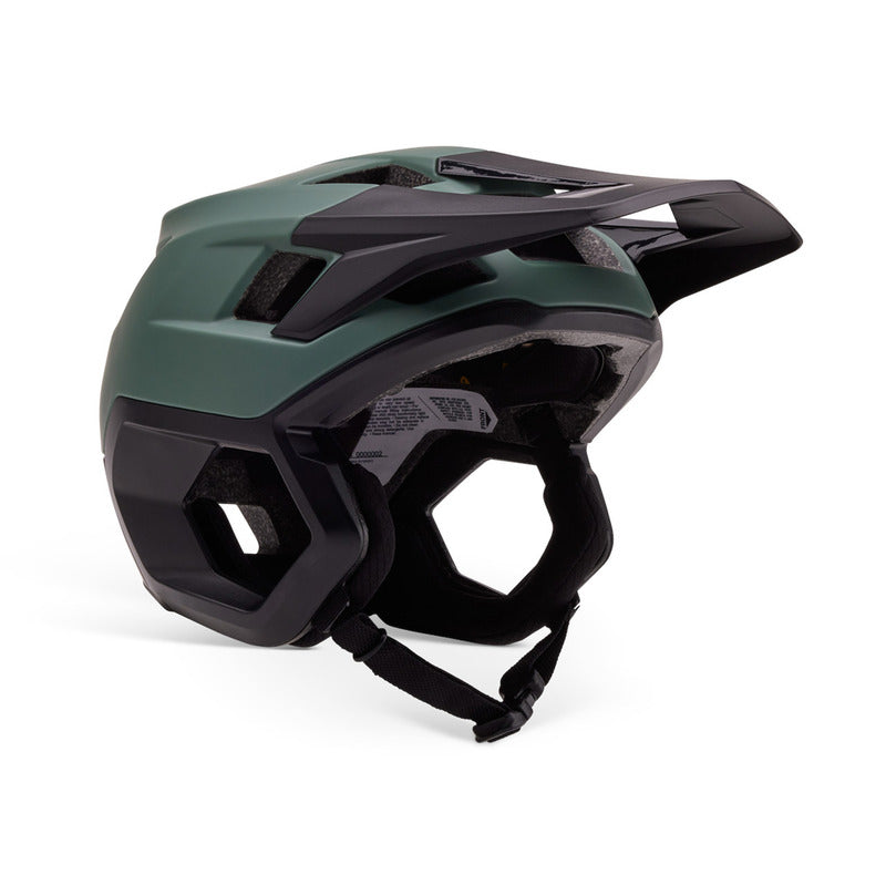 Fox Dropframe Hunter Green Bike Helmet
