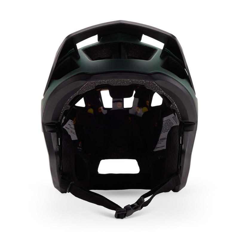 Fox Dropframe Hunter Green Bike Helmet
