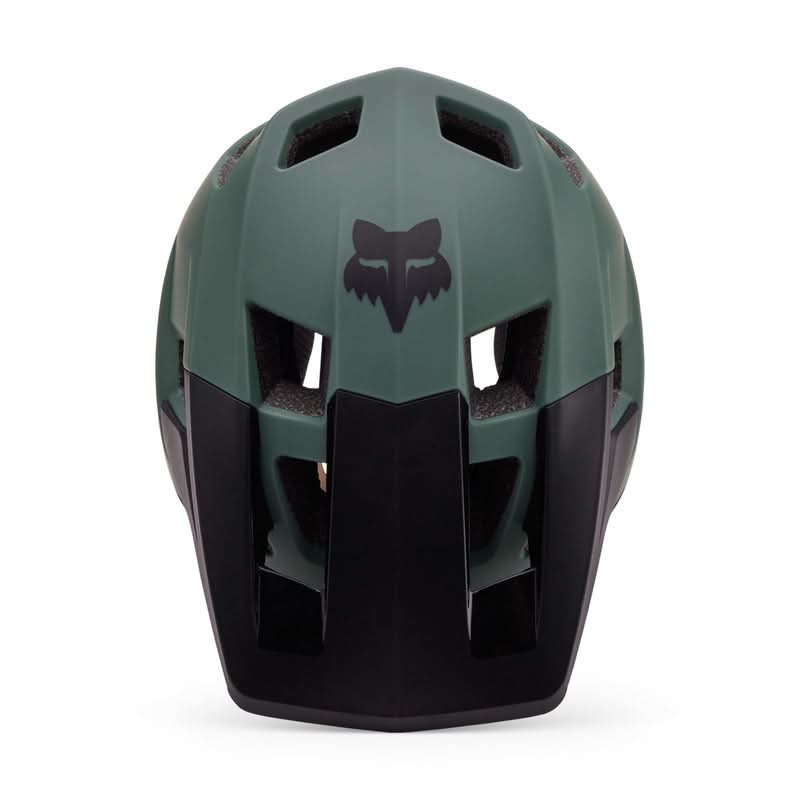 Fox Dropframe Hunter Green Bike Helmet