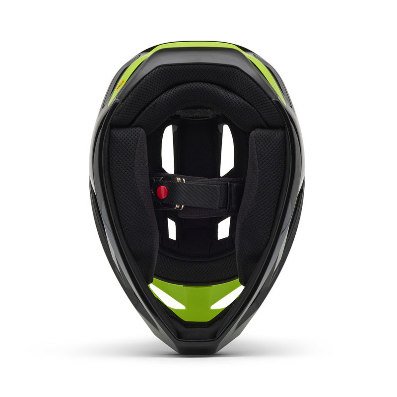 Fox Junior Rampage Barge Fluo Yellow Bike Helmet