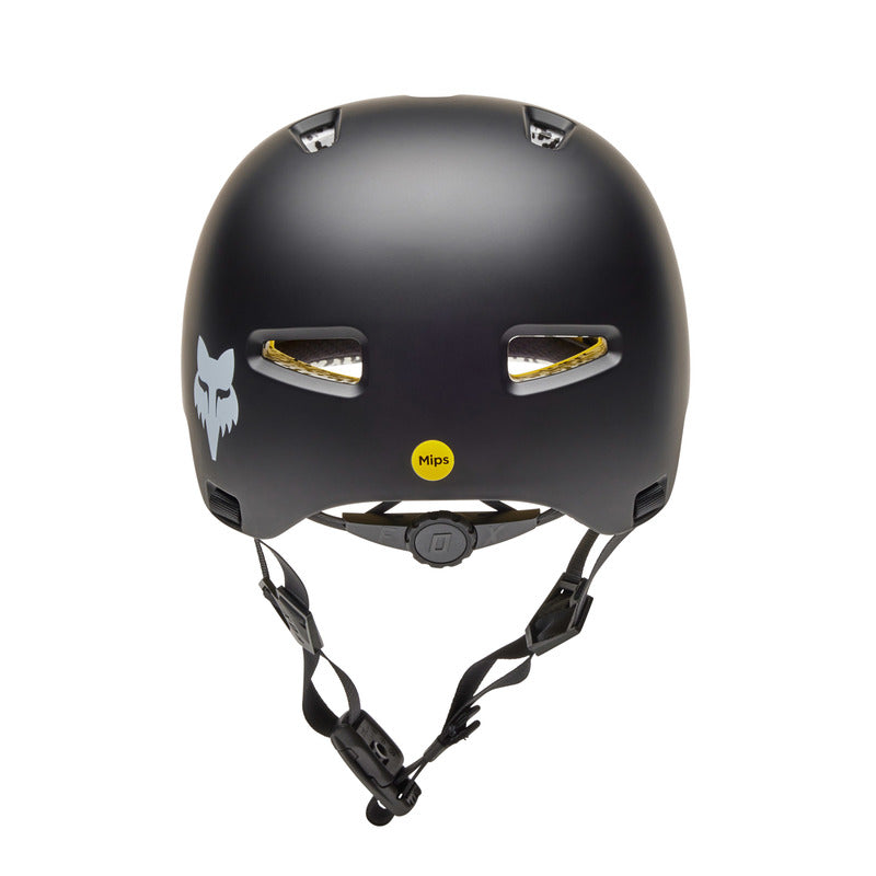 Fox Junior Flight Pro Solid Black Bike Helmet