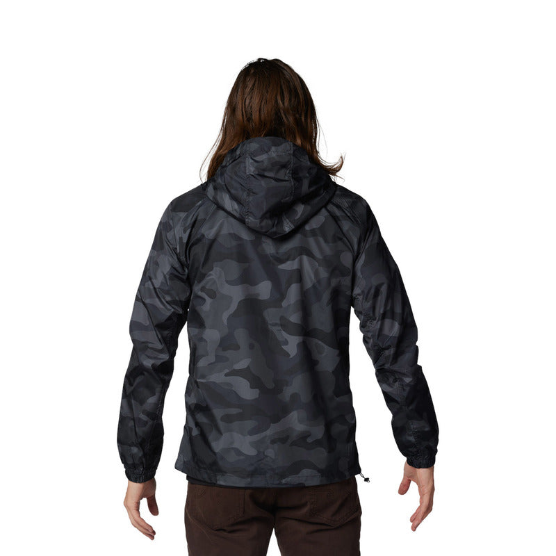 Fox Head Camo Windbreaker Black Camo Jacket