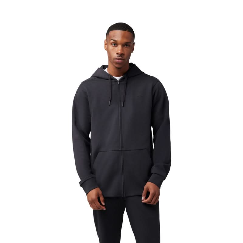 Fox Rise Zip Fleece Hoodie Black