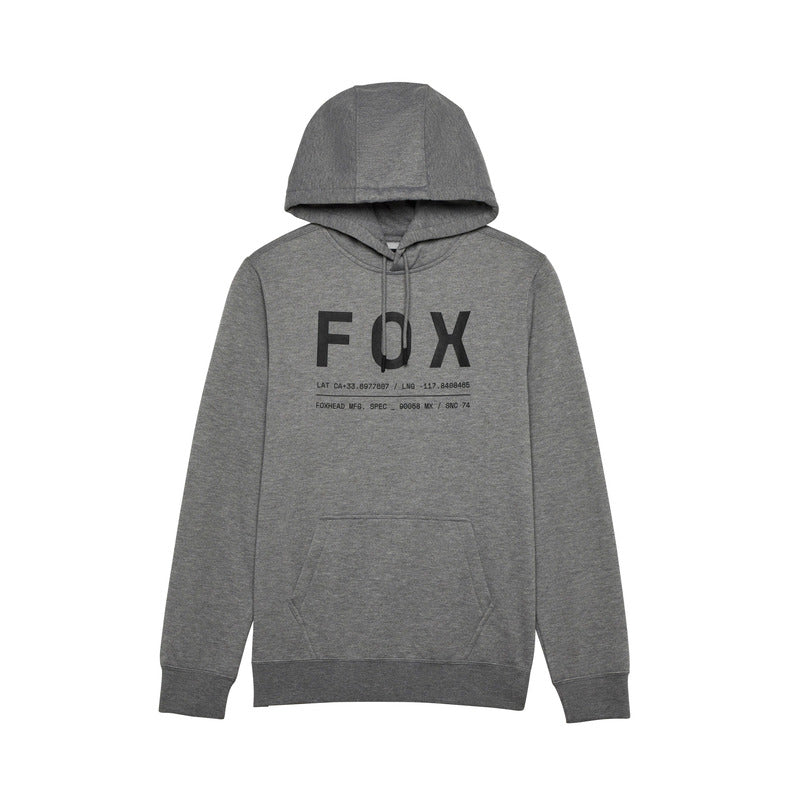 Fox Non Stop Fleece Hoodie Po Heather Graphite