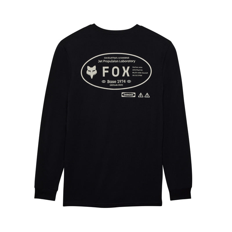 Fox Stamped Prem Tee Black Sweatshirt